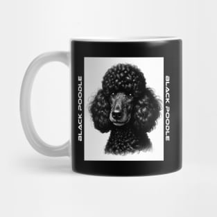 Black Poodle Mug